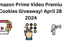 Amazon Prime Video Premium Cookies Giveaway! April 28, 2024